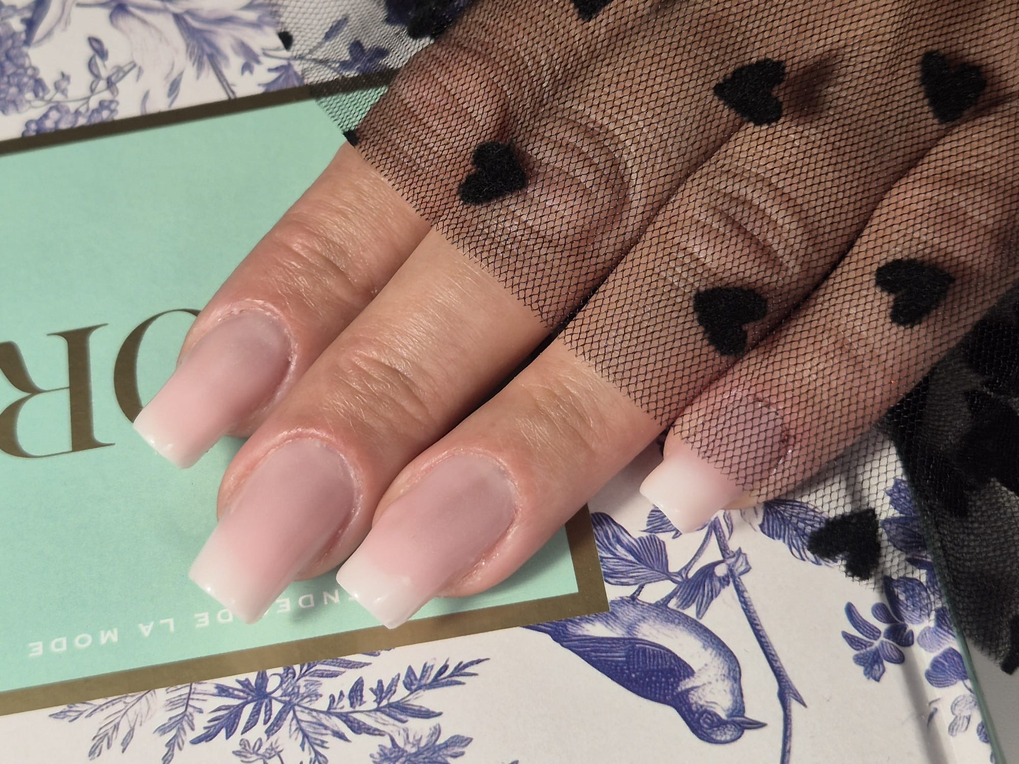 Long Baby Boomer — nail art gel baby Rezé Nantes M&A Nail Design