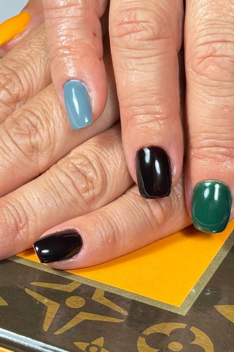 Multicolor Art — nail art gel art Rezé Nantes M&A Nail Design